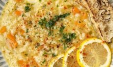Lemon Rice Soup