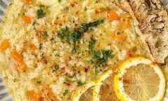 Lemon Rice Soup