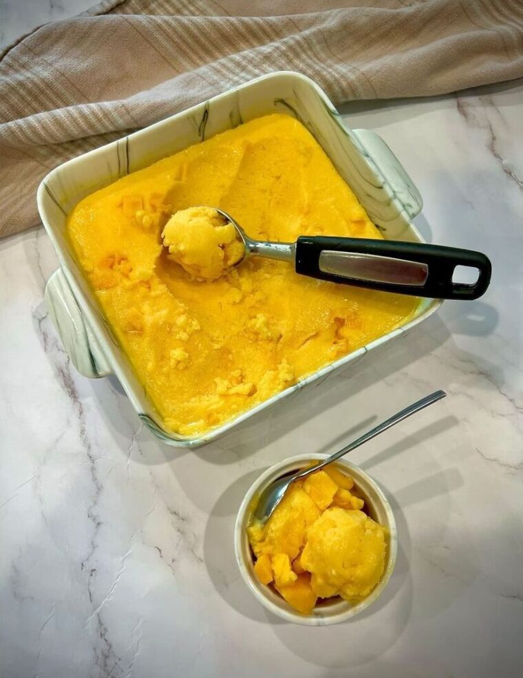 Mango Frozen Yogurt