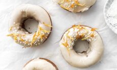 Maple Glazed Baked Donuts