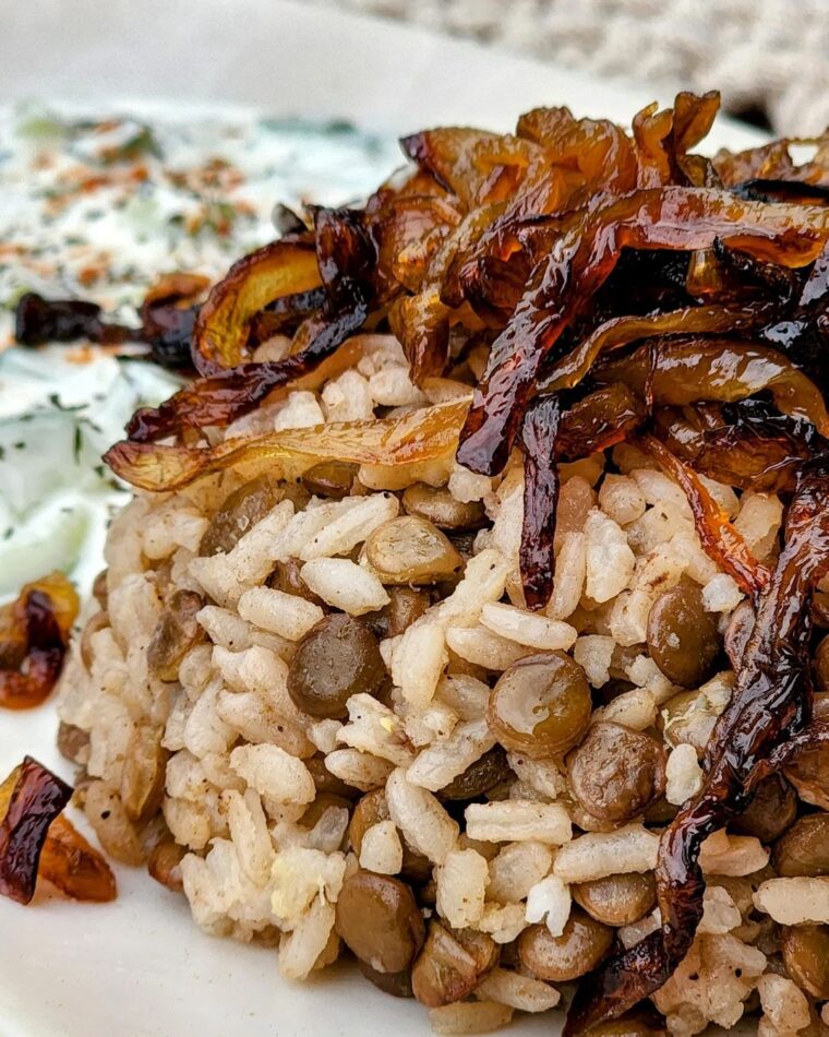 Mjadra & Rice (Lentil Rice)