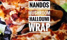 Nandos Mushroom & Halloumi Wrap