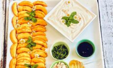 Peach Bruschetta