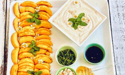 Peach Bruschetta