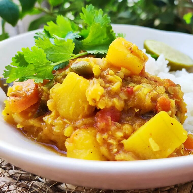 Pumpkin Lentil Curry