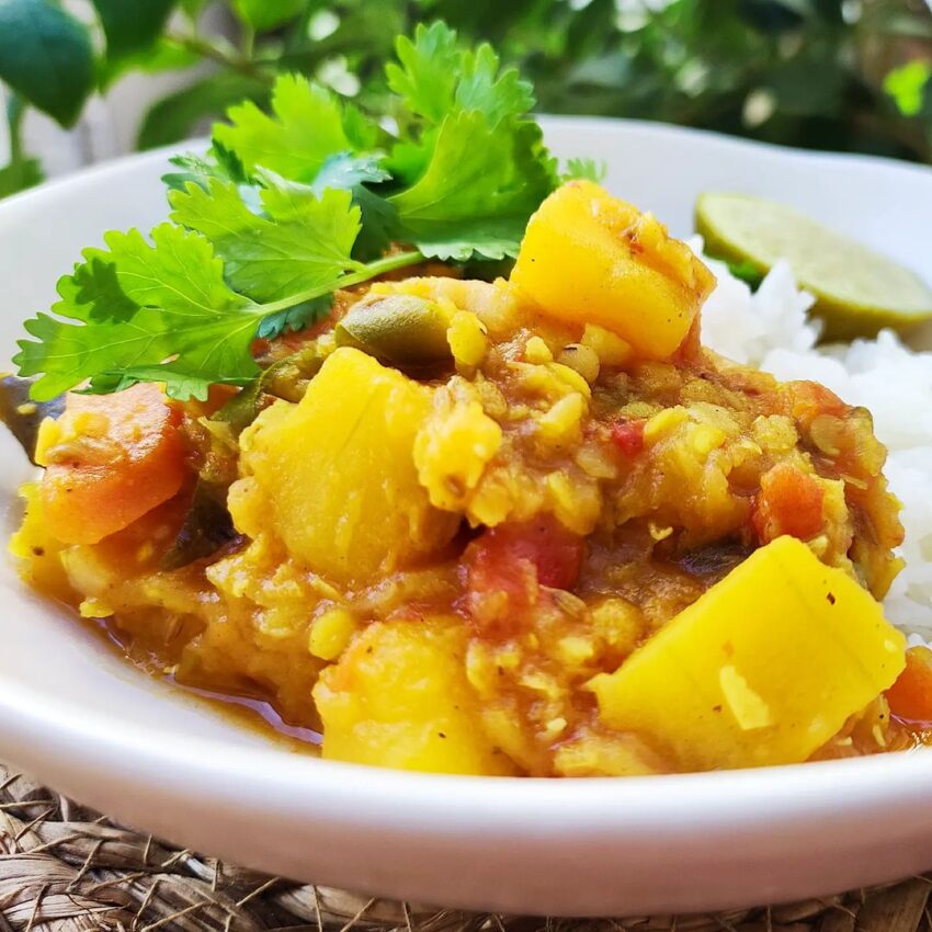 Pumpkin Lentil Curry