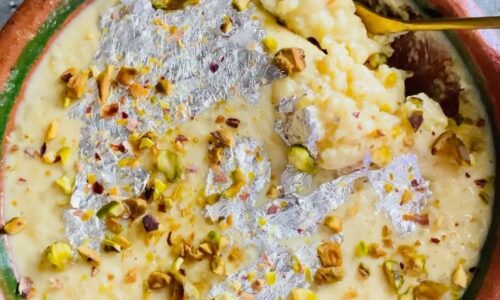 Royal Malai Kheer / Rice Pudding