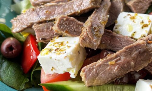 Rump Steak Greek Salad - Main Dishes dari Lettuce