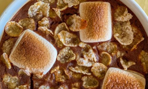 Smores Cornflakes Baked Oats - Cakes & Breads Recipes dari Oat
