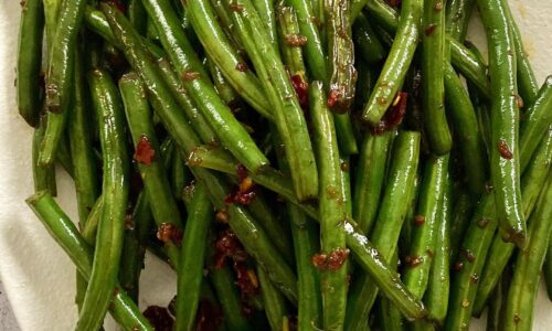 Spicy Garlic Green Beans