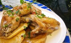 Steak Lemon Garlic & Lemon Garlic Chicken