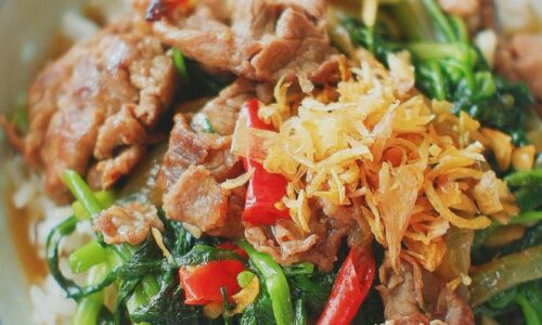 Stir Fry Water Spinach - Main Dishes dari Spinach