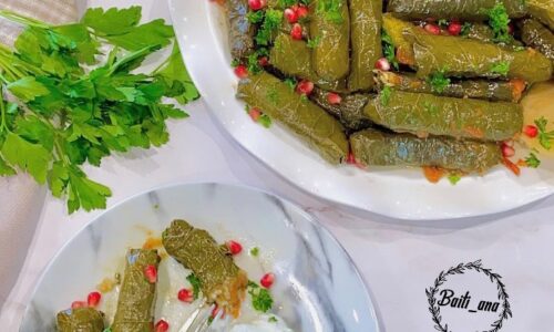 Stuffed Rolled Grape Leaves - Main Dishes Recipes dari Grape