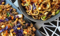 Vegetable Hokkien Noodle Stir Fry & Vegetable Fried Rice