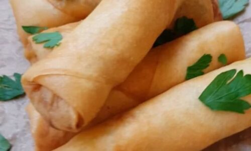 Vegetarian Curry Spring Rolls
