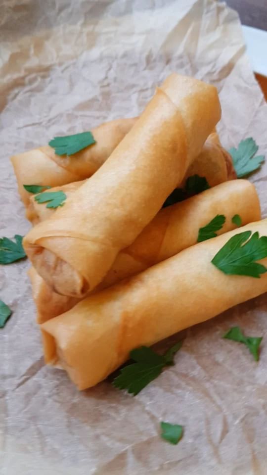 Vegetarian Curry Spring Rolls
