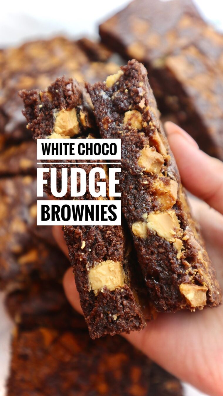 White Choco & Fudge Brownies