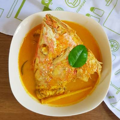 Indonesian soup - Gulai kepala ikan