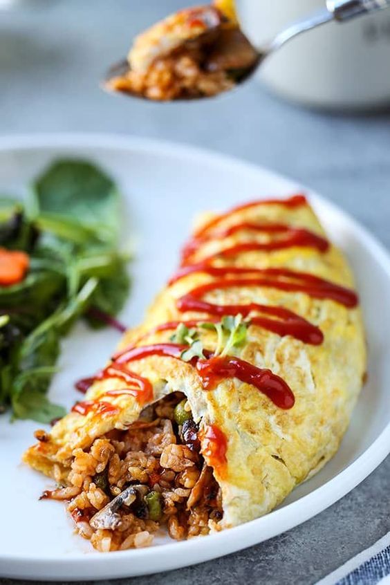Omurice - Asian style omelette