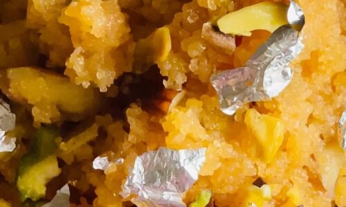 Caramel Suji Halwa