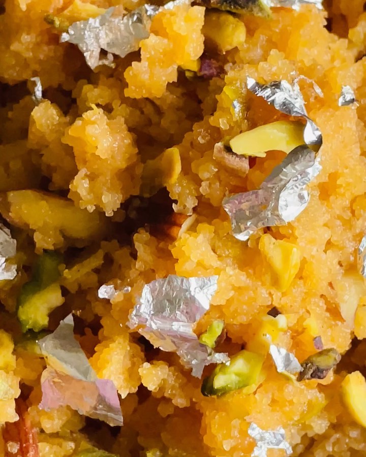 Caramel Suji Halwa