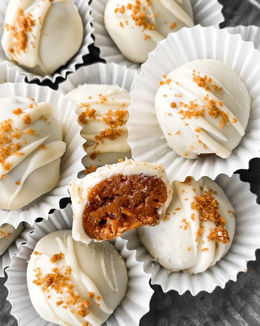 Chocolate Lotus Truffles