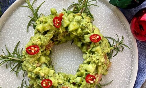 Chunky Guacamole Wreath - Main Dishes dari Avocado