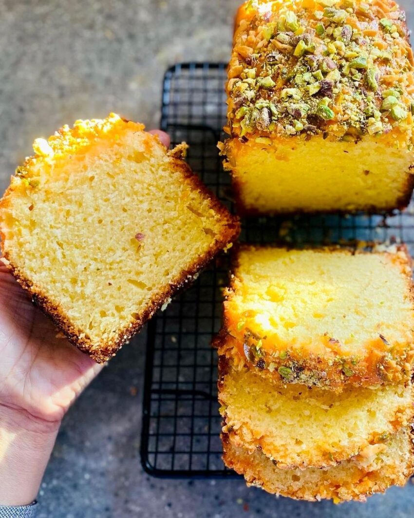 Easiest Orange & Pistachios Cake