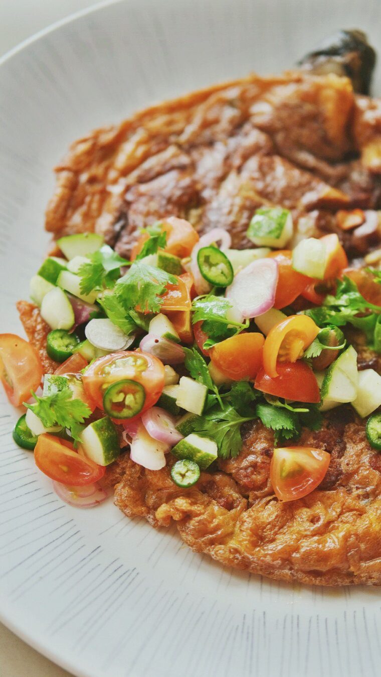 Eggplant Omelette