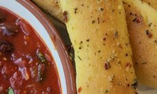 Fluffy Italian Garlic Butter Breadsticks