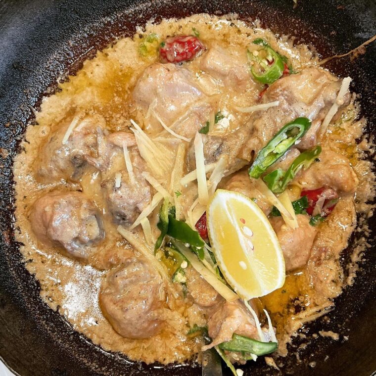 Malai Chicken Karahi
