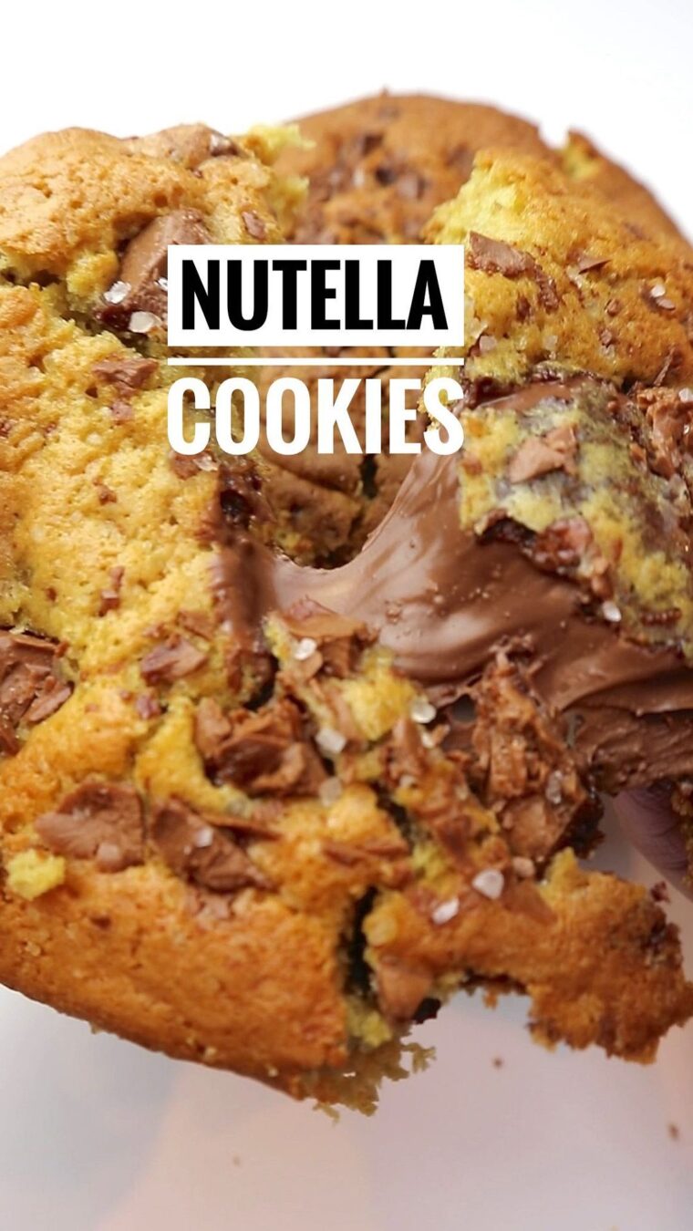 Nutella Filled Cookies