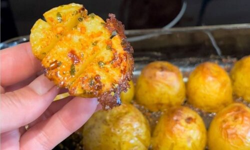 Parmesan Crusted Oven Roasted Potatoes