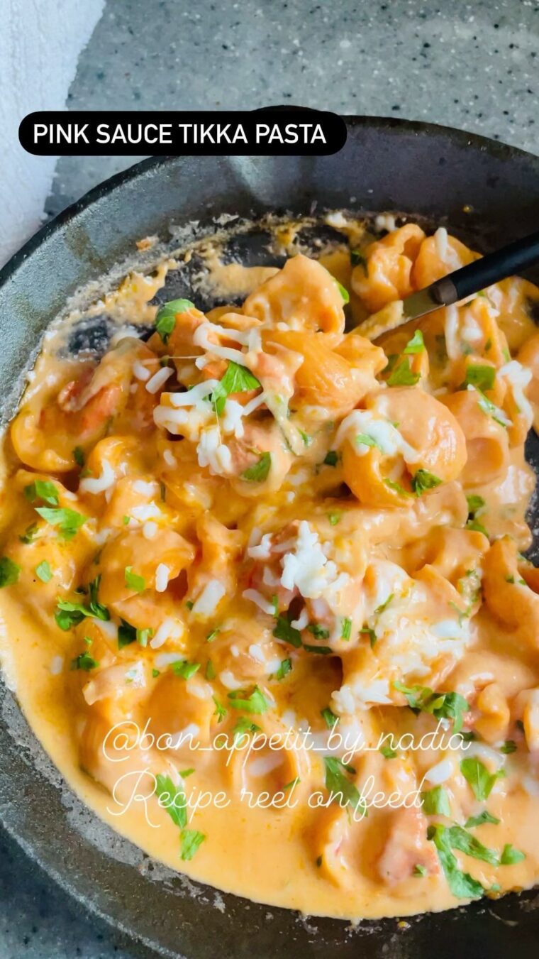 Pink Sauce Chicken Tikka Pasta