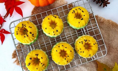 Pumpkin Steamed Cake - Cakes & Breads Recipes dari Egg