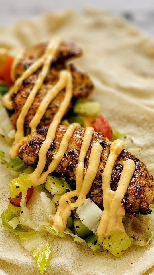 Special Sauce Chicken Wraps