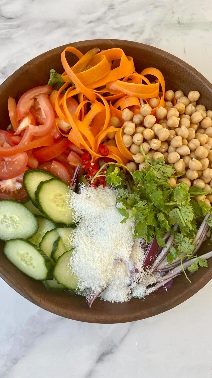 Vegan Coconut Chickpea Salad
