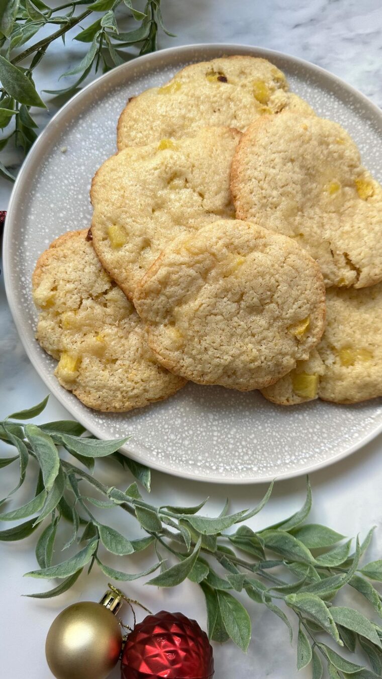 Chewy Pineapple Cookies