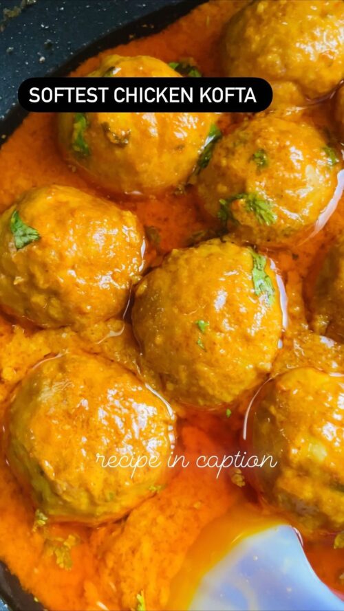 Chicken kofta curry meatballs