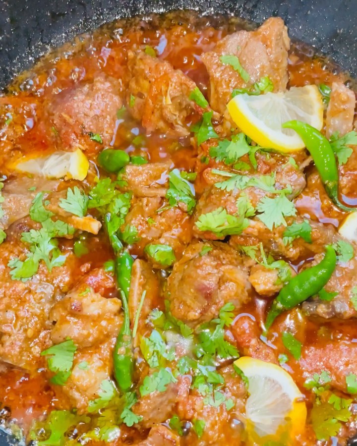 Dhaba Style Mutton Karahi