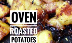 Veggie Stock Roasted Crispy Potatoes