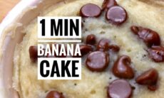 1 Minute Banana Bread Cake