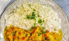 Chicken In Coconut Curry Lemon Sauce
