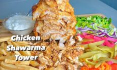 Chicken Shawarma Tower