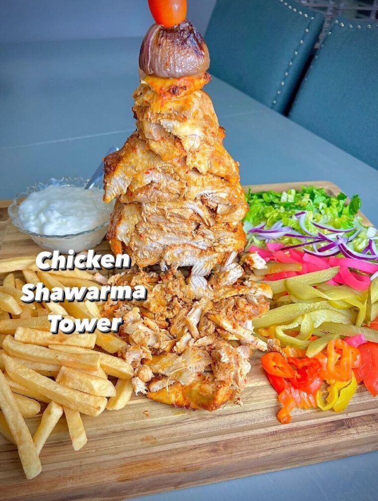 Chicken Shawarma Tower