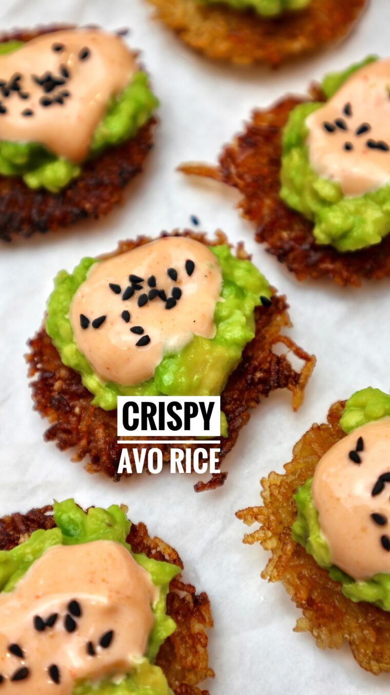 Crispy Avo Rice Crackers