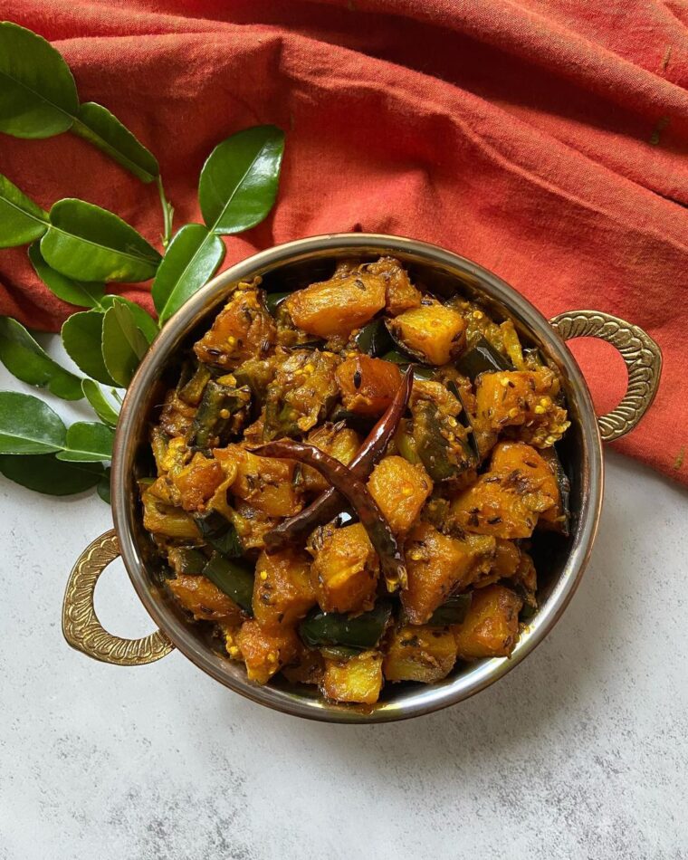 Easy Potato And Eggplant Curry