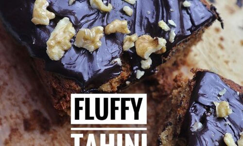 Fluffy Tahini Cake