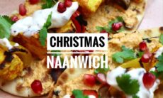 Leftover Christmas Paneer Naanwich