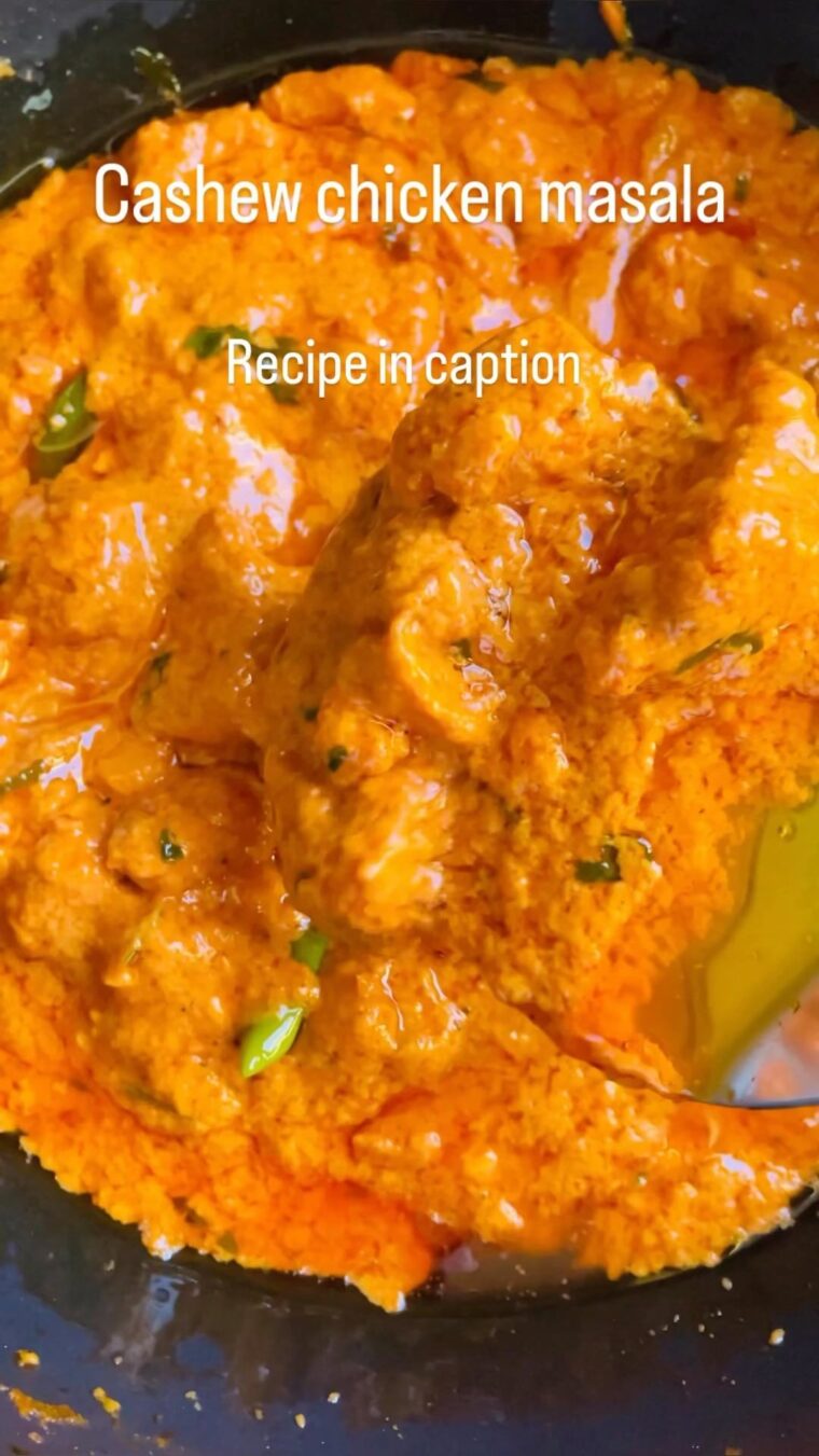 Malai Kaju Chicken Masala